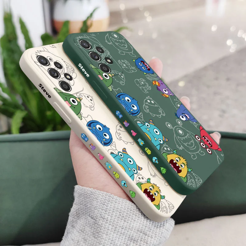 Monsters Assemble Case For Samsung A54 A34 A24 A14 A73 A53 A33 A23 A13 A03S A72 A52 A52S A42 A32 A22 A15 A25 A35 A55 A04S 4G 5G