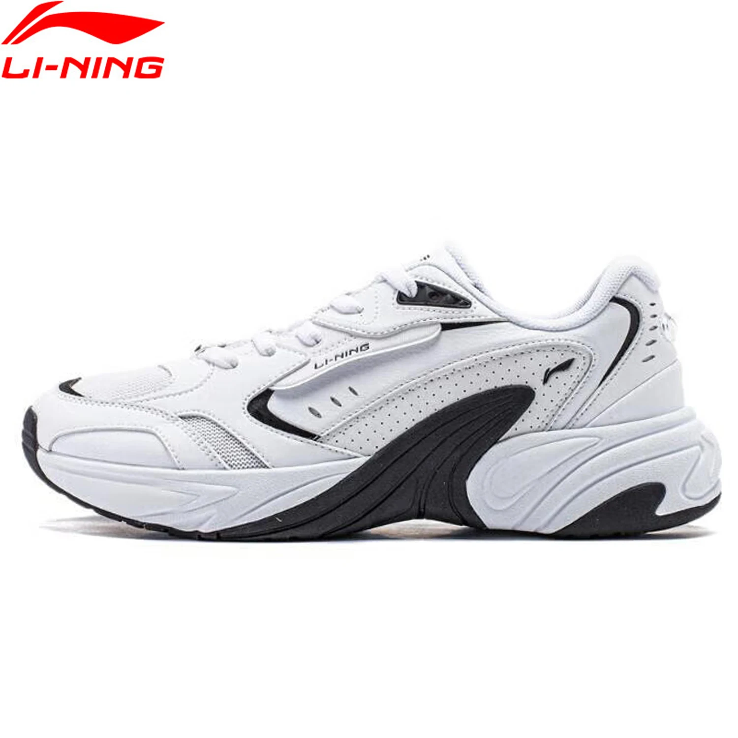 Li-Ning Men WHALE Classic Lifestyle Shoes Cushion Retro Wearable Leisure Sport Shoes Stylish Comfortable Sneakers AGCU029