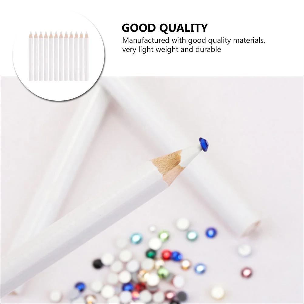 20 Pcs Nail Point Drill Pencil Dotting Tool Accessories Pens Manicure Special DIY Short Child