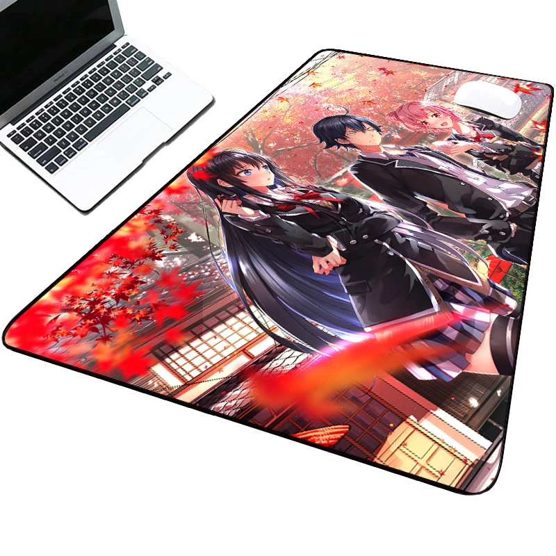 Yui Yuigahama Oregairu Computer Mouse Pad Sexy Mouse Pad Rest Pad Anime Mouse Mats Gamer Mat 350X600X2MM Diy Laptop Mesa Gaming