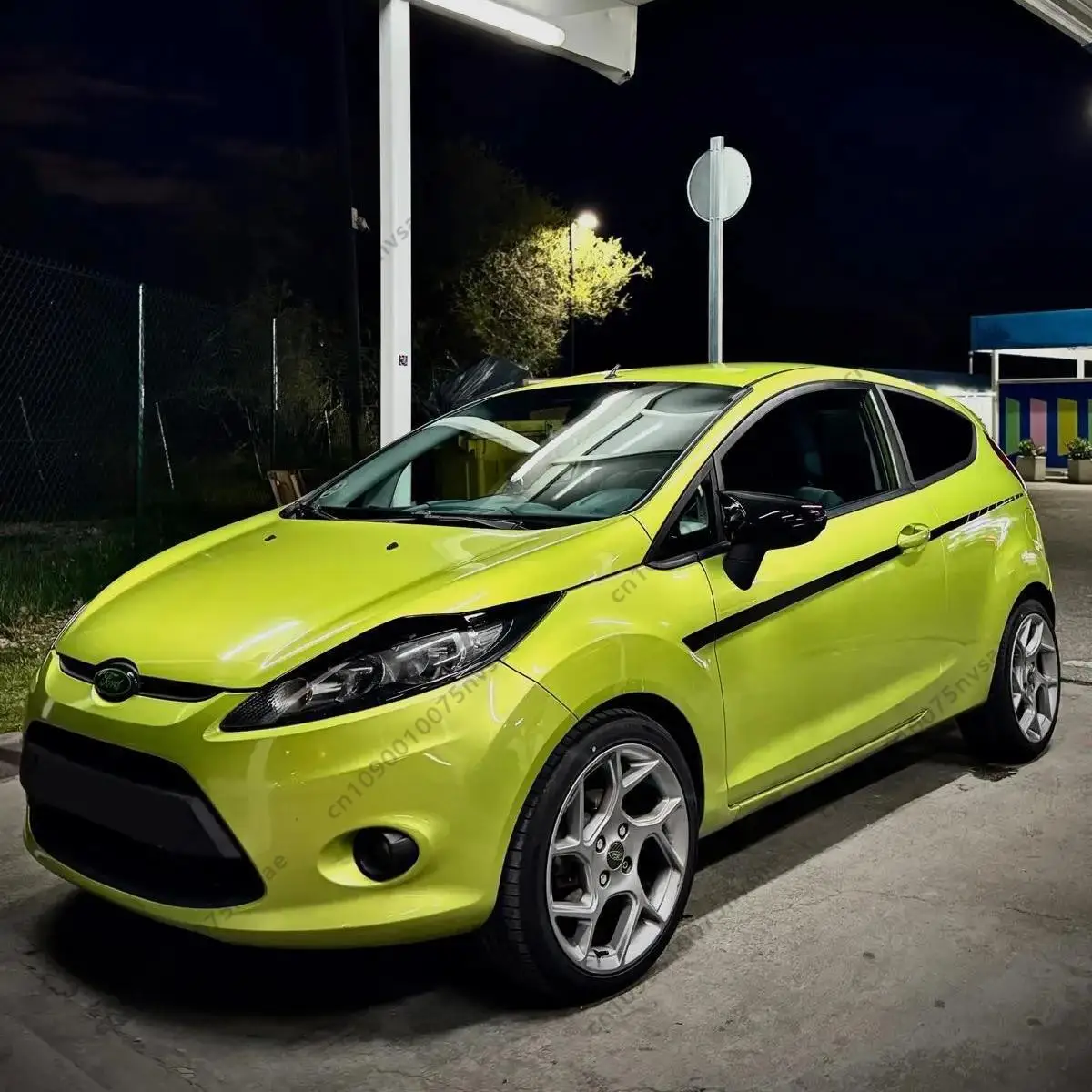 For Ford Fiesta MK6 MK6.5 2008-2017 Car Front Headlight Eyebrow Eyelids Light Stickers Lamp Cover Body Kits Accessories Tuning view 2