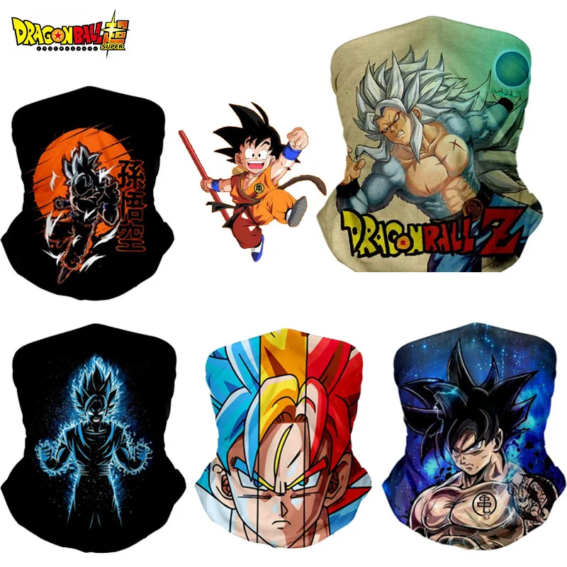 Новый Dragon Ball Z Goku Vegeta DBZ бандана, гетры на шею, шарф, многофункциональный головной убор для велоспорта для мужчин, женщин, взрослых, моющийся