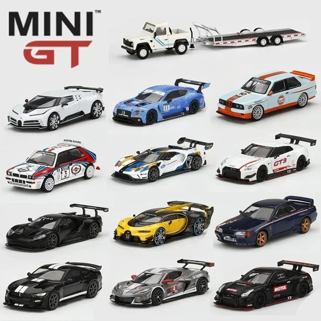 MINI GT 1:64 Bentley Nissan Lancia Ford Diecast Diorama Car Model Toys  Simulation Miniature Car Model Collection Adornment Toy - AliExpress