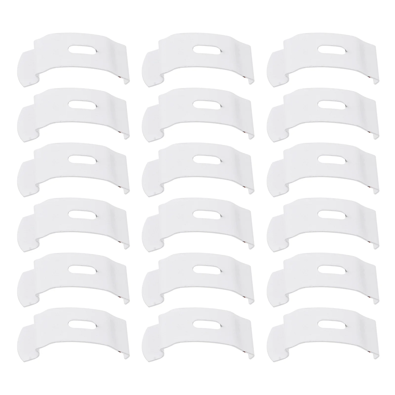 20 Pcs Top Sheet Mini Blinds Vertical Repair Savers for Windows Door Screen Curtain Tools Fittings DIY Accessories Fixed Plate