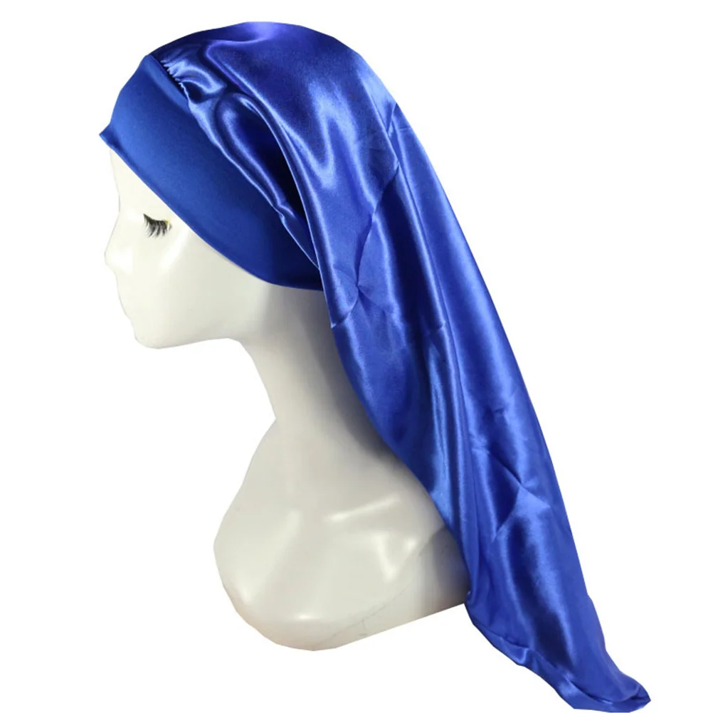 

2Pcs Women Sleep Hair Hat Long Tube Cap for Braids and Dreadlocks Gentle on Hair Prevent Frizz Lightweight Comfortable Night