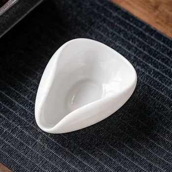 Leeseph 커피 콩 도징 컵, 순백색 세라믹 티 및 커피 콩 베셀, 세라믹 도징 베셀, 커피 또는 차에 적합, 최고의 선물