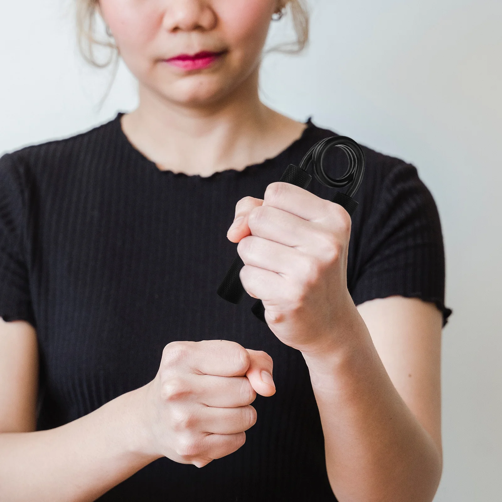 

Hand Gripper Adjustable Grip Strengthener Metal Construction Hand Exerciser for Home Gym Muscle Building Grip Strength