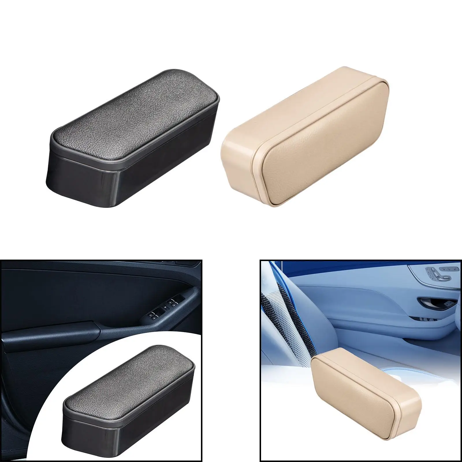 Car Armrest Elbow Support Armrest Box Mats Interior Accessories Armrest Pillow Armrest Box Pad for Suvs Vehicles Trucks Auto