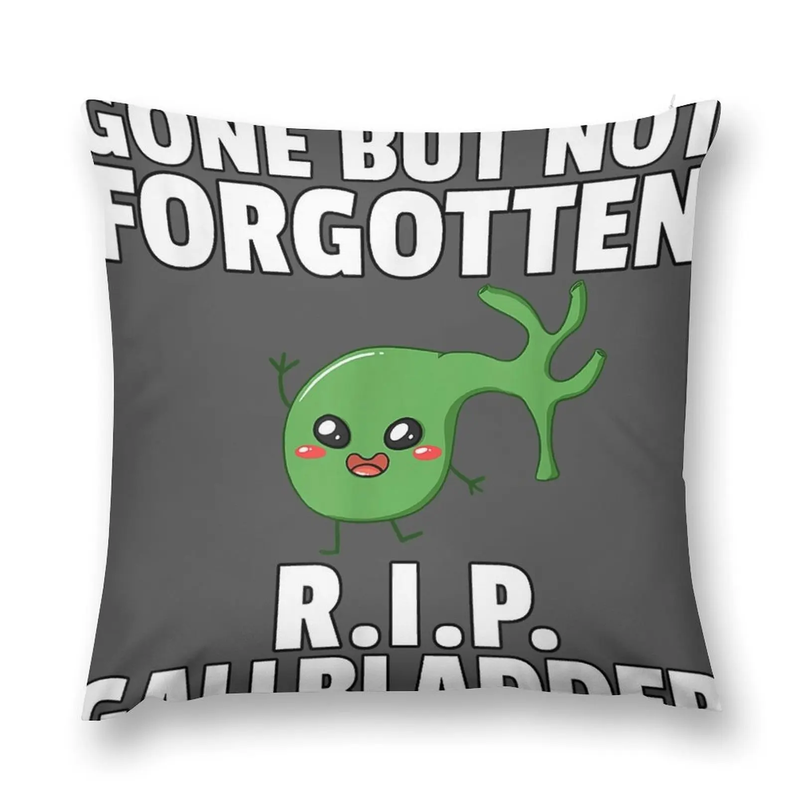 Gallbladder Get Well Surgery Recovery Throw Pillow Decorative Sofa Cushion Sofa Cushion Cover autumn decoration pillow