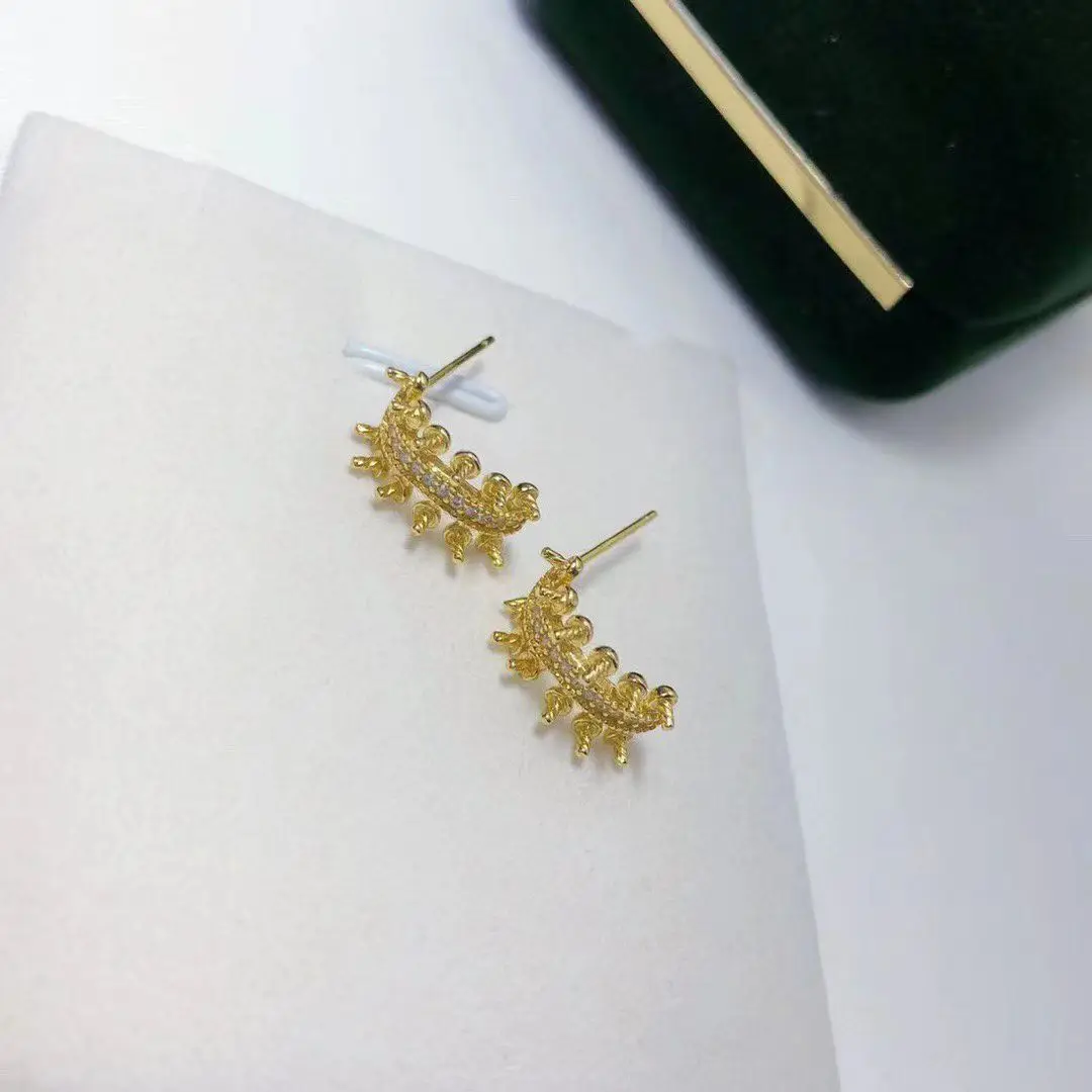 الجملة S925 فضة أقراط جبل النتائج إعدادات قاعدة تصاعد أجزاء ملحق ل 3-4 مللي متر اللؤلؤ 5 زوج/وحدة #4