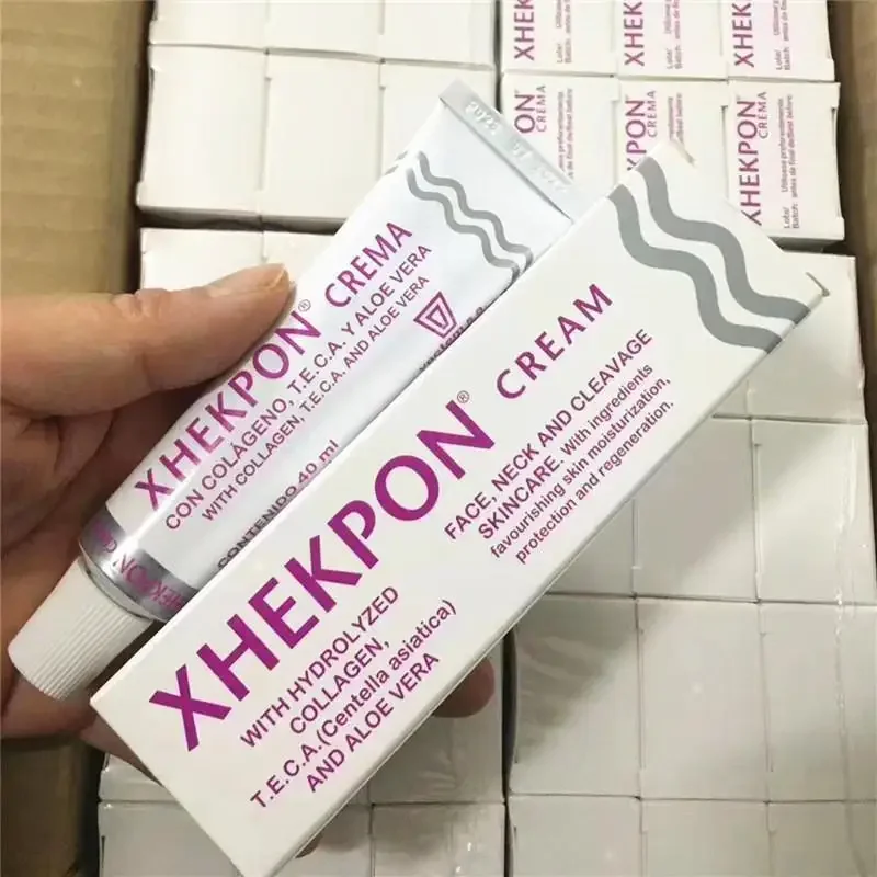 Xhekpon pescoço creme rugas suave anti envelhecimento creme levantamento endurecimento decote creme produtos de cuidados com a pele clareamento hidratante