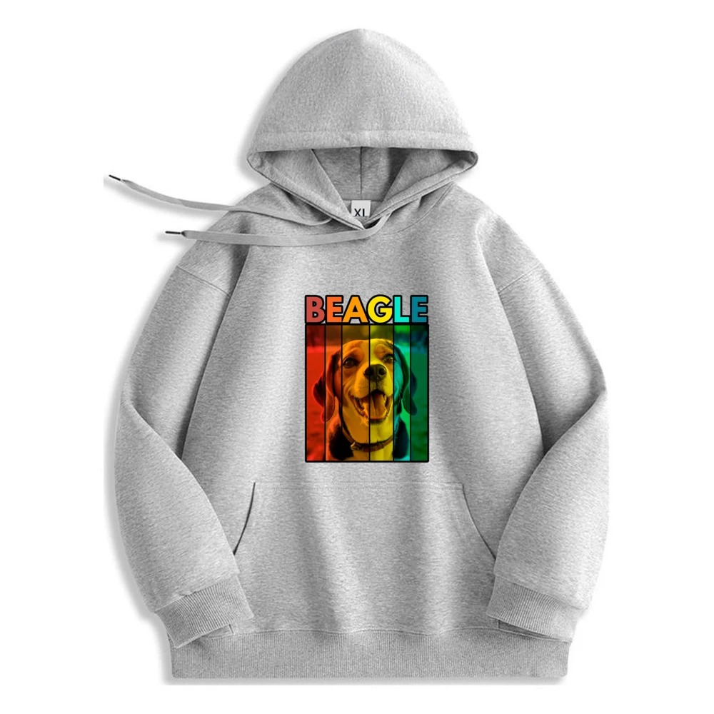 Vintage Beagle Dog Hoodie Luxury Clothing Men High Quality Sweatshirt Casual Fashion Long Sleeve Tops​​