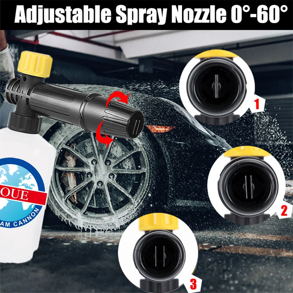 ROUE Foam Generator For Washing For Karcher Nilfisk Parkside  Michelin  High Pressure Cleaner Foam Cannon Foam lance Snow Foam