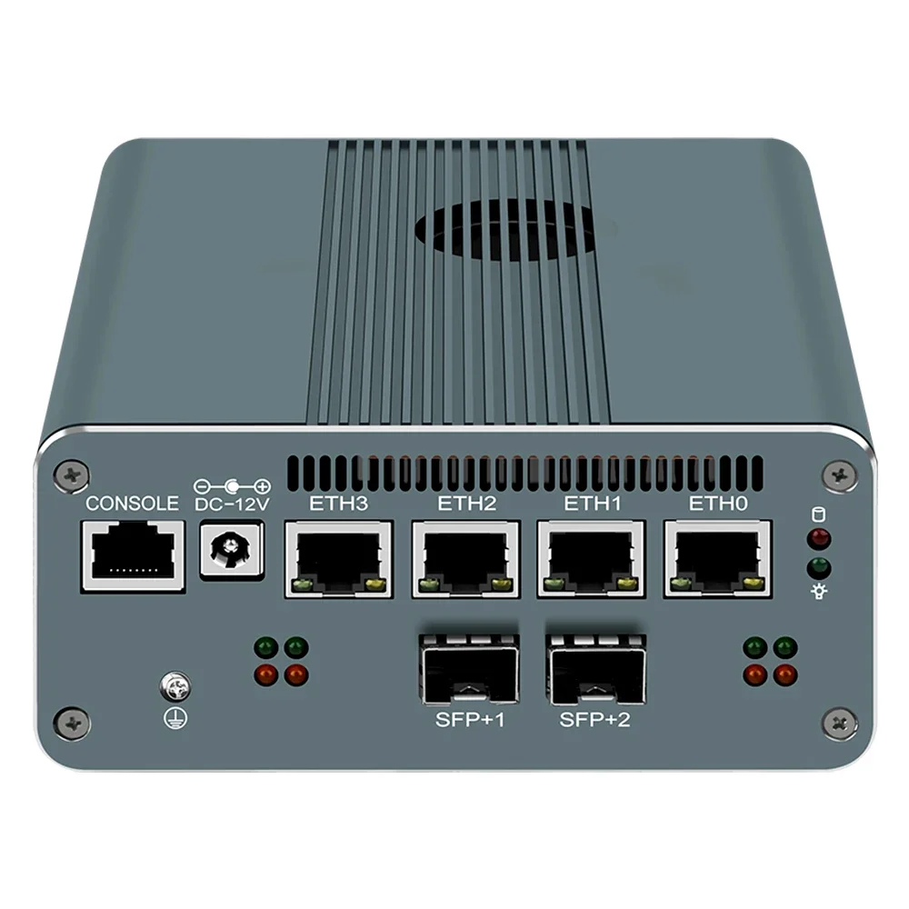 

Новый мини-ПК с брандмауэром 2x10G SFP+ 2xi226-V 2.5G Intel 3 N355 N305 N150 N100 Soft Routing 2xNVMe DDR5 MiniPC NAS Server Proxmox
