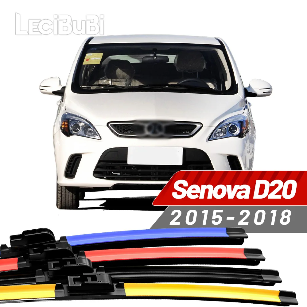

2 шт. для BAIC Senova D20 2015-2018 2016 2017 щетки стеклоочистителя переднего стекла дворники