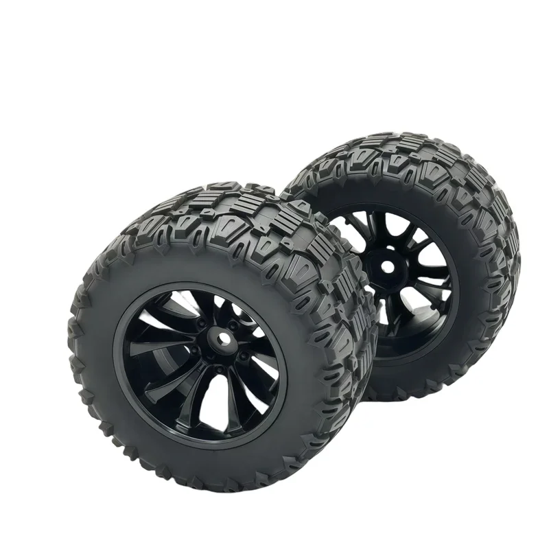 

4PCS 88mm 12mm Hex Rubber Tires Wheels for SCY 16101 16102 16103 Pro MJX Hyper Go 14210 16210 1/14 1/16 RC Monster Truck Upgrade