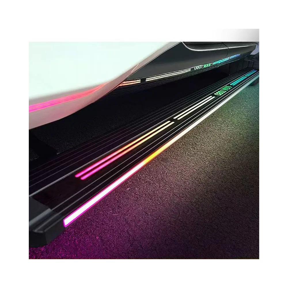 

Retractable Led Light Power Automatic Electric Pedal Car Running Board Auto Side Stepscustom