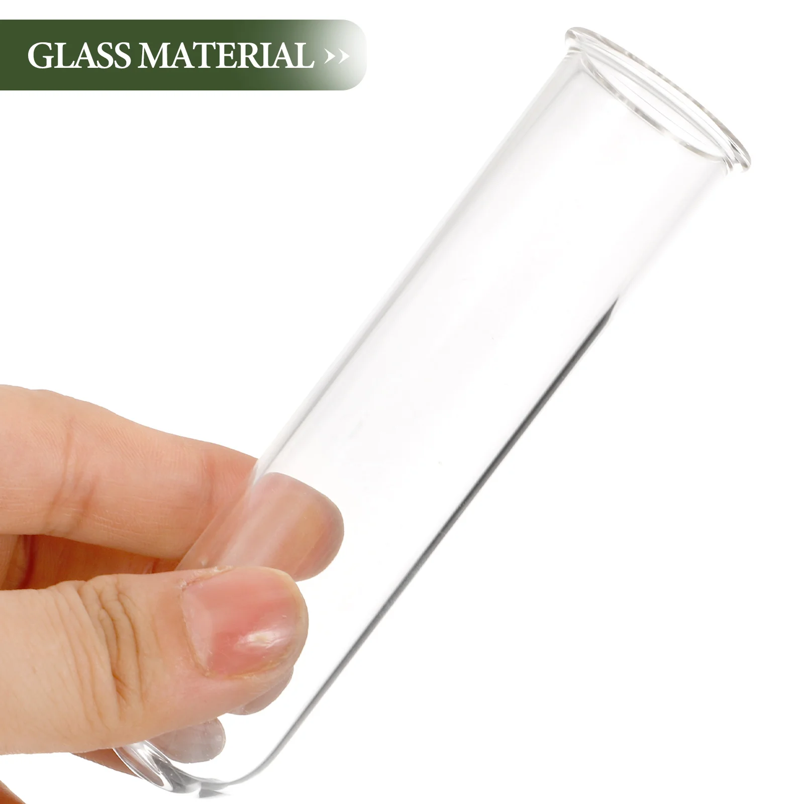 5 Pcs Glass Test Tubes Vase Transparent Plant Propagation Station Hydroponic Flower Container Water Tube For Plants Desktop