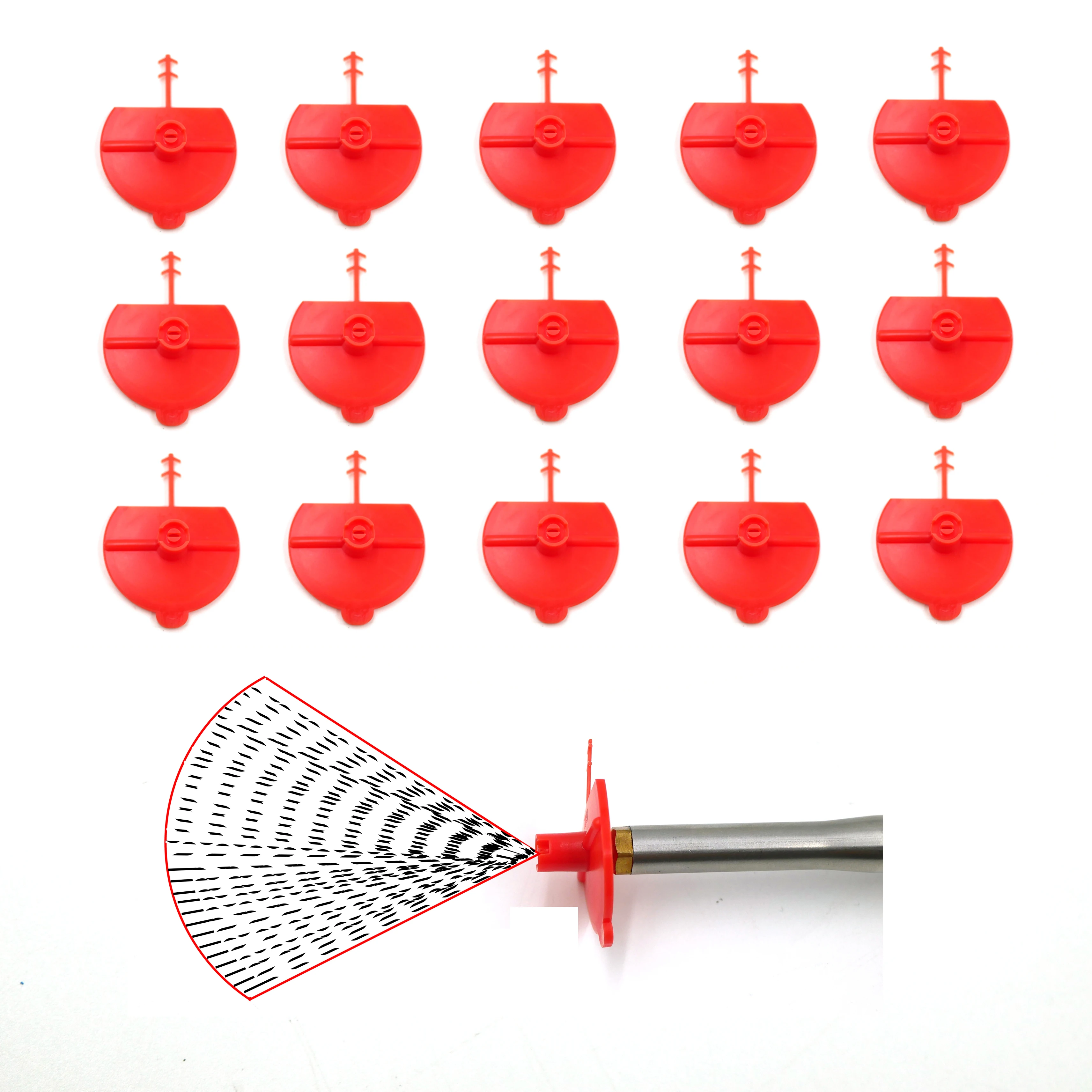 

5Pcs Flat Fan Spray Nozzle Foam Expansion Reusable Foaming Jet Glue Caulk Nozzle Professional Polyurethane Foam Spray Nozzle