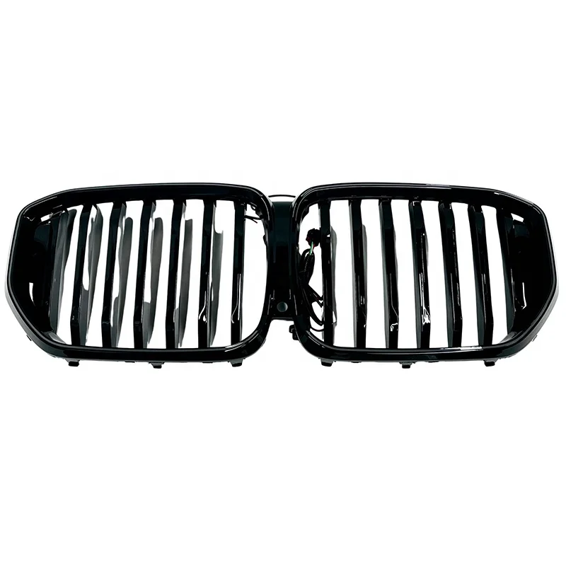 

G18 Glossy Black Single Slat LED Car Grille Fit for X5 Series X Drive 30i 40i Models Year 2023-2025