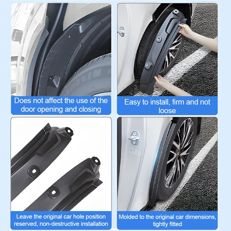 

For IM LS6 2023 2024 2025 Car Mudguards Anti-splash Mud Guards Rear Wheel Liner Fender Flares Mudflaps Auto Tools Accessories