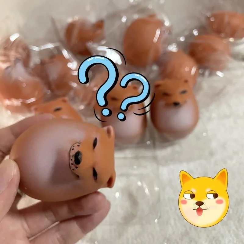 Realistico grande Shiba Inu spremibile uovo di cane giocattolo antistress figura da collezione per ragazze bambini regalo per bambini all'ingrosso