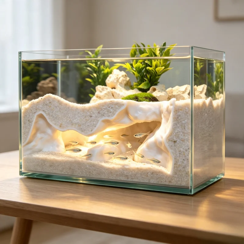 Aquarium Fish Hide - Décoration Premium pour Aquarium : Grotte