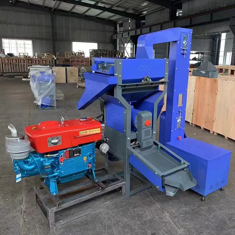 Automatic Grain Cleaning Processing Polishing Sorting Rice Mill Combined Rice Milling Machine