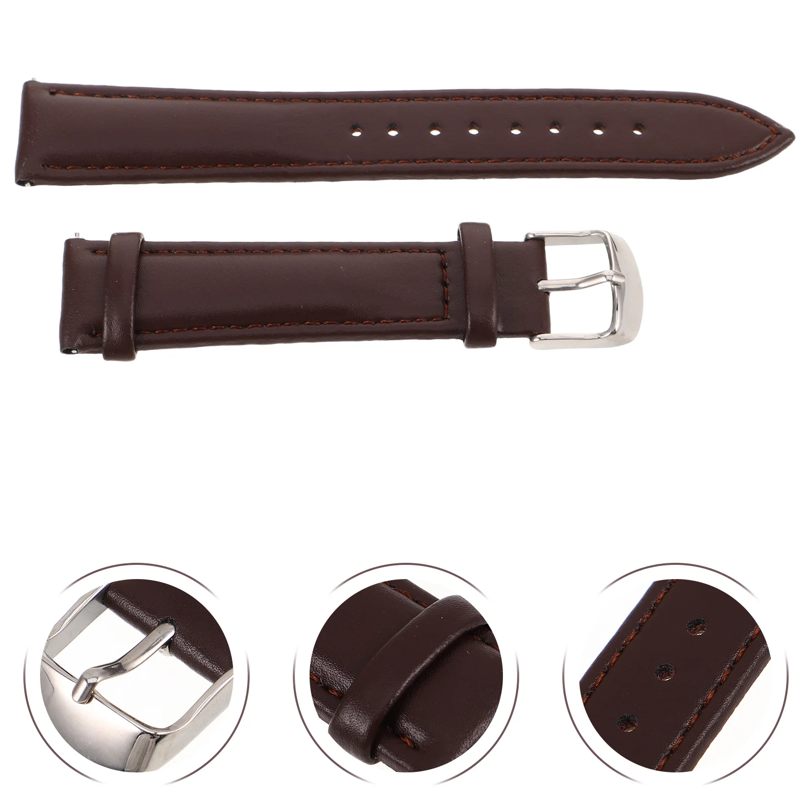 

Faux Watch Band Replacement Quick Release Strap Detachable Adjustable Smartwatch Watch Wristband Business Fitness