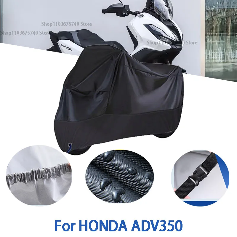 

Motorcycle Full Covers For HONDA ADV350 Car Outdoors Sun Protection Dust No Ear Thickened Oxford Clothcover Accessories