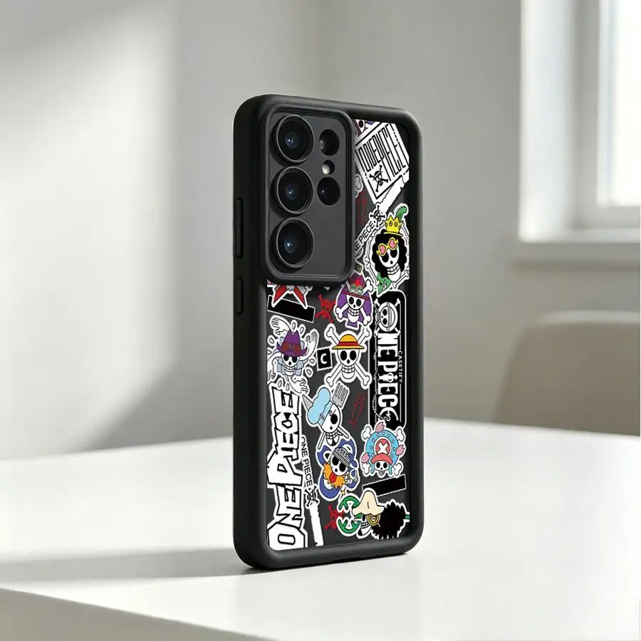 Case for Samsung Galaxy S26 S20 FE S23 S24 ultra S25 S21 S22 Plus Note 20 Ultra Phone Cover One Piece Logo view 4