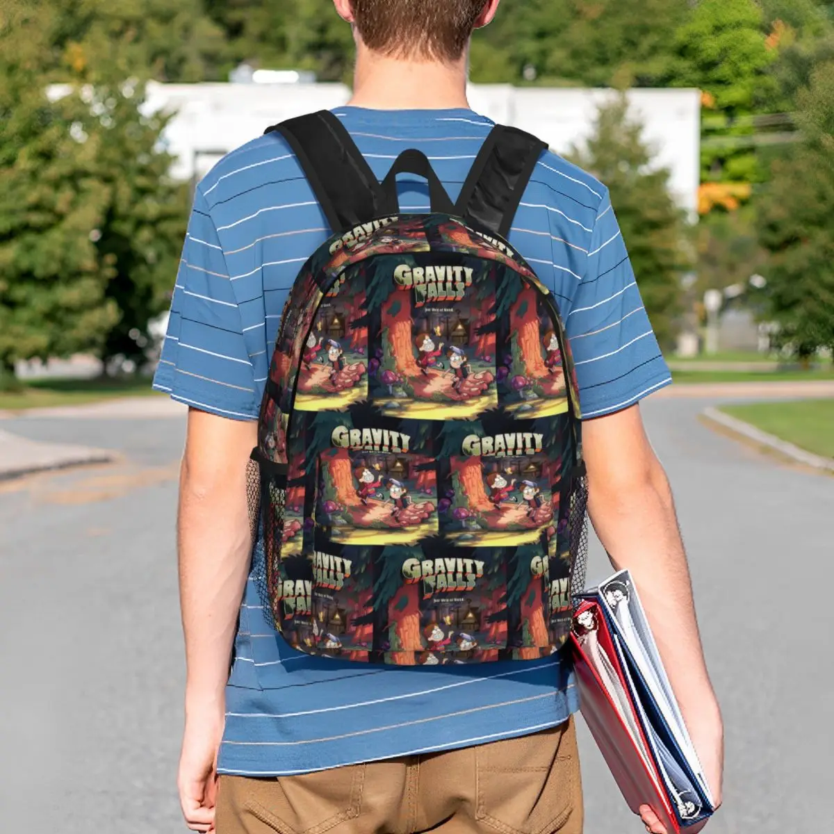 Gravitys Falls Backpack Student BookBag Boys Girls School Bag Laptop Shoulder Bags