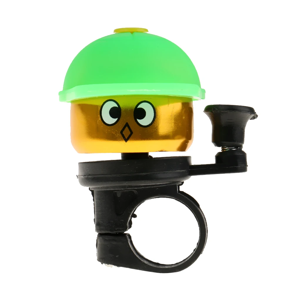 Cute Boy Bicycle Ring Bell Cycle Handle Bar Sports Horns Alarm Bicycle Accessories for MTB Road Moutain Bike Green/Yellow/Red