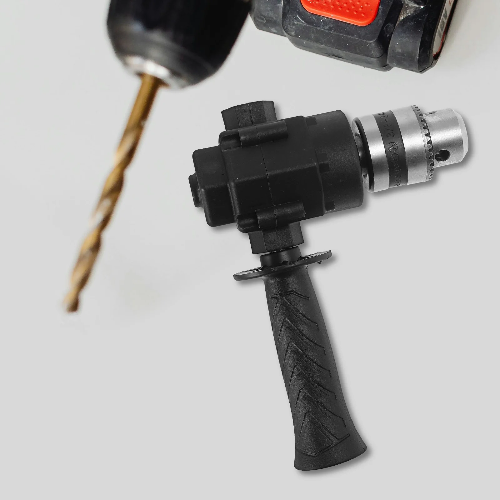 

Electric Screw Driver 90 Degree Angle Drill Attachment Black Kit Impact Wrench Adapter Bit Extension Tip Holder Socket