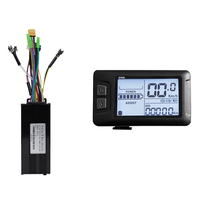 Electric Bicycle 36V/48V 30A 750W 1000W 2 Model Sinewave Controller EN05 LCD Display For Ebike Durable