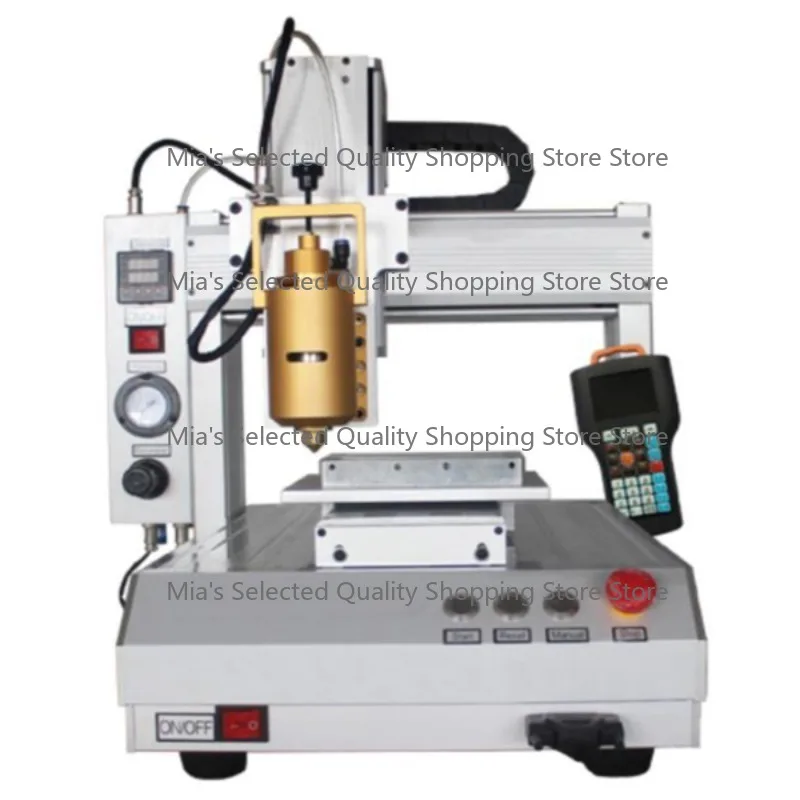 Fully Automatic Electronic Product Gluing Machine LED Light PCB Board Three Axis Four Axis Precision Adhesive Applicator