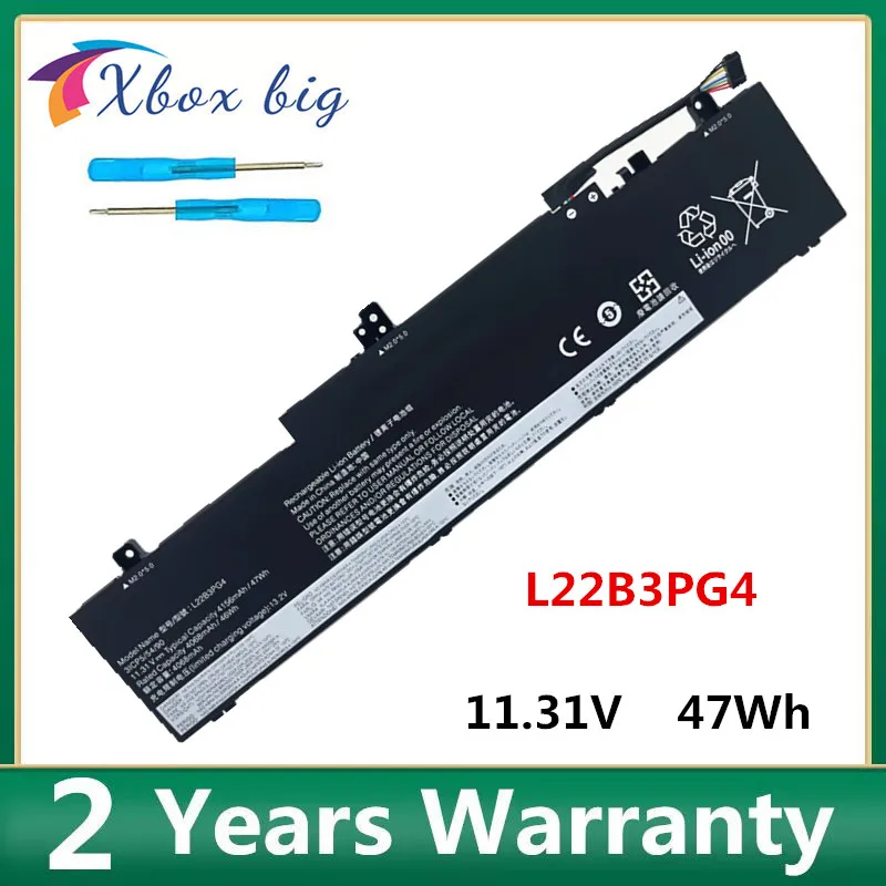 L22B3PG4 Laptop Battery For Lenovo ThinkPad E14 Gen 5/E16 Gen 1 L22M3PG4 11.31V 4156mAh 47Wh