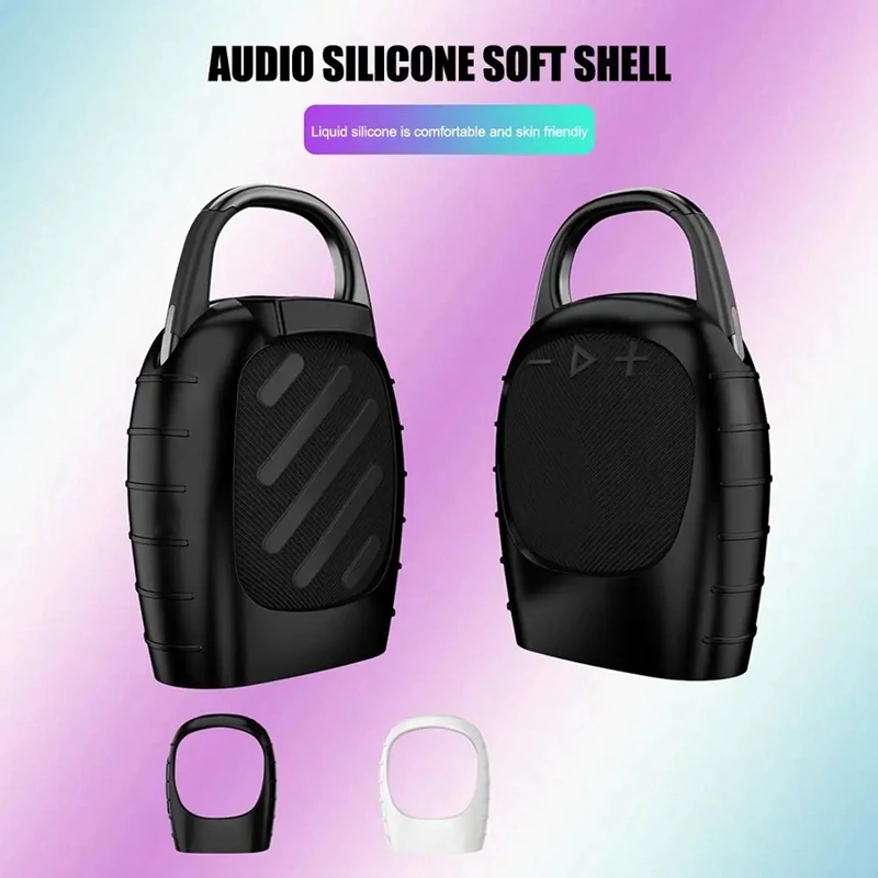 Speaker Case For JBL CLIP5 Drop-Proof Shockproof Soft Silicone Protective Cover For JBL CLIP 5 Shell Accessories-A35Q