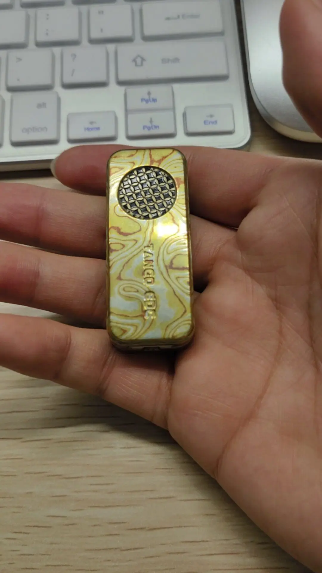 Used EDC Jelly Bean Edc Copper Horse C Sugar Cube Sprocket Fidget Spinner