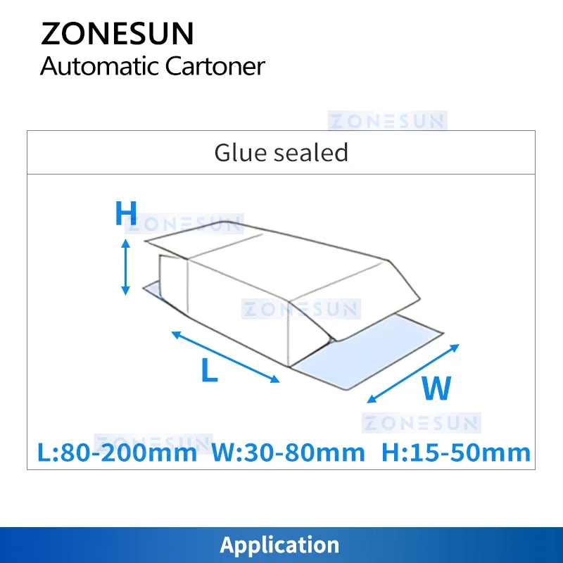 Zonesun Horizontal Cartoner Side Load Cartoner Horizontal Cartoning Machine Hot Melt Glue Box Sealing Machine  ZS-MSZH70