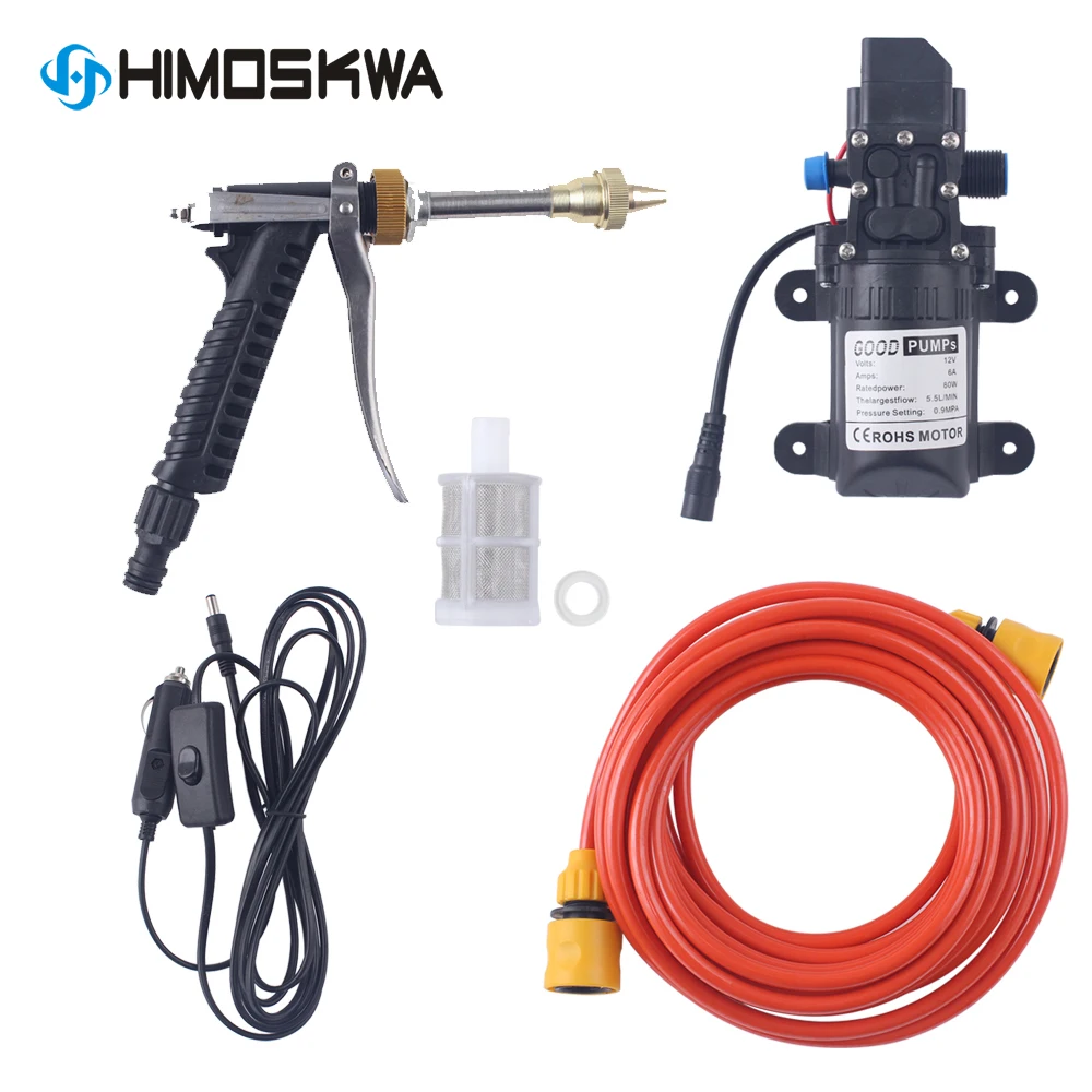 

Многофункциональный водяной пистолет высокого давления, вода для мойки автомобилей, ручная мойка автомобиля, распылитель воды 72 Вт, 12 В