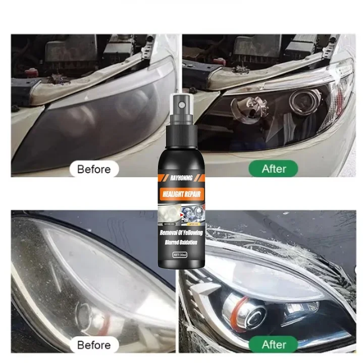طقم تجديد سائل إصلاح المصابيح الأمامية للسيارة، سائل إصلاح المصباح الأمامي للسيارة مقاوم للاهتراء