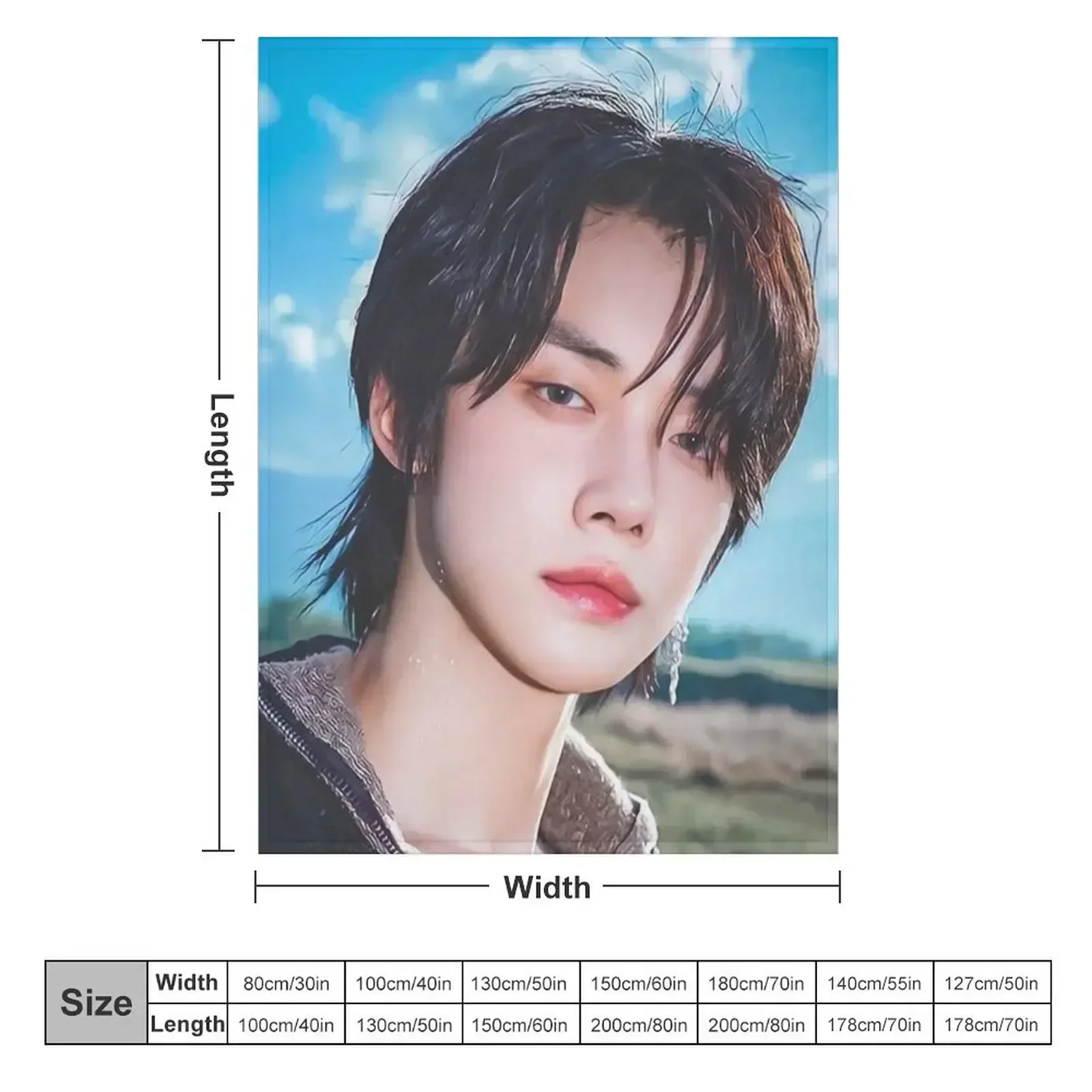 Yeonjun Throw Blanket Fashion Sofas Soft Big Thermal Blankets