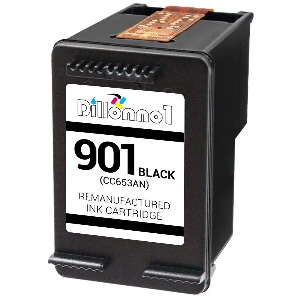 4PK 901 Black (CC653A) Ink Cartridges For HP Officejet J4524 J4540 J4550 J4580