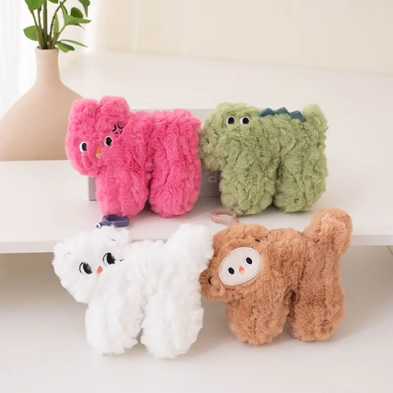 لطيف الرموز التعبيرية أفخم أرنب قلادة دمية الدوبامين جرو تمثال المدرسية شنقا الديكور زوجين Bestie هدية