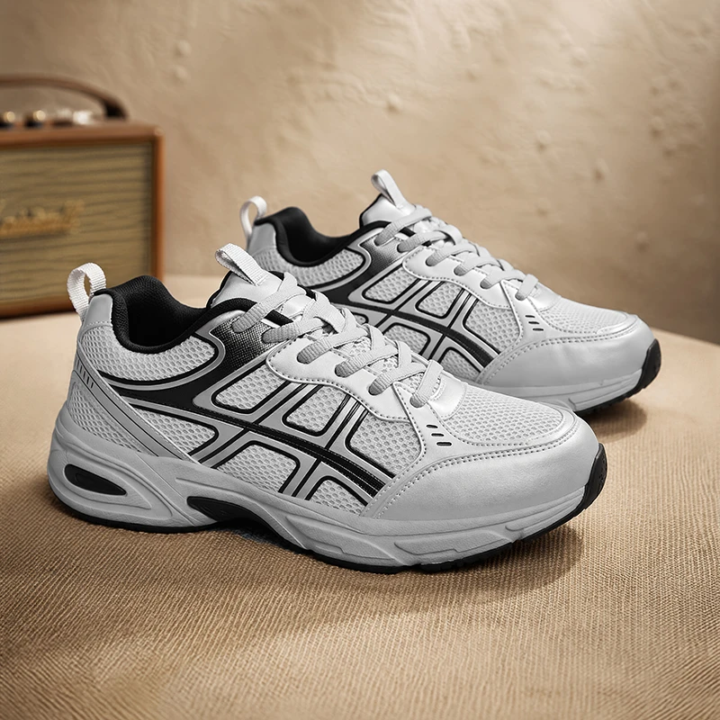 Men Lightweight Cushion Running Shoes Non Slip Sports Sneakers Trainers Male  Outdoor Jogging Walking Gym Casual Footwear