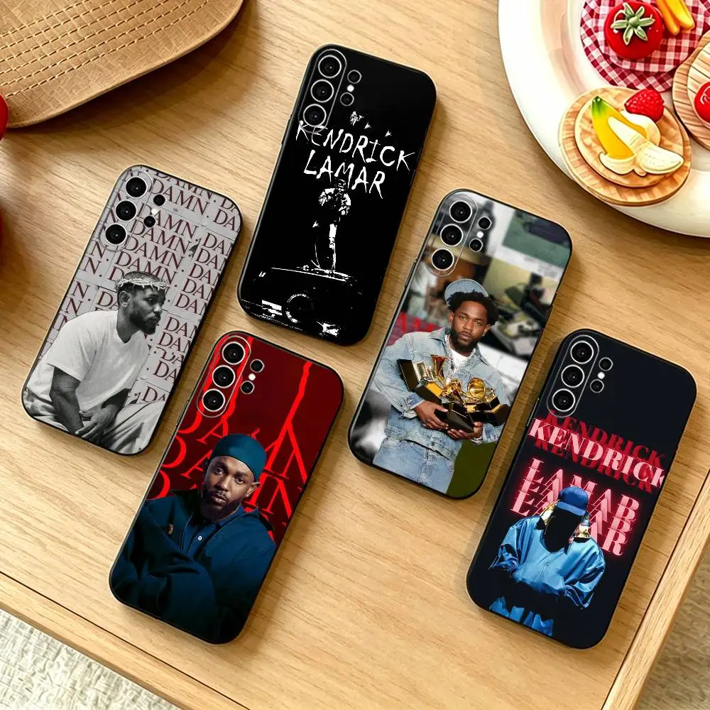 Rapper Kendrick Lamar Phone Case For Samsung S25,S24,S21,S22,S23,S30,Ultra,S20,Plus,Fe,Note,10,9,5G Black Cover