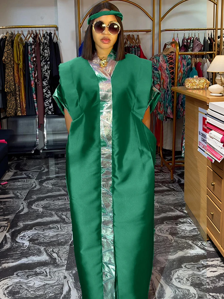 Elegant Women Long Dresses African Dashiki Print Maxi Robe Dubai Turkey Hijab Abayas Party Prom Evening Gown 2025 Africa Clothes