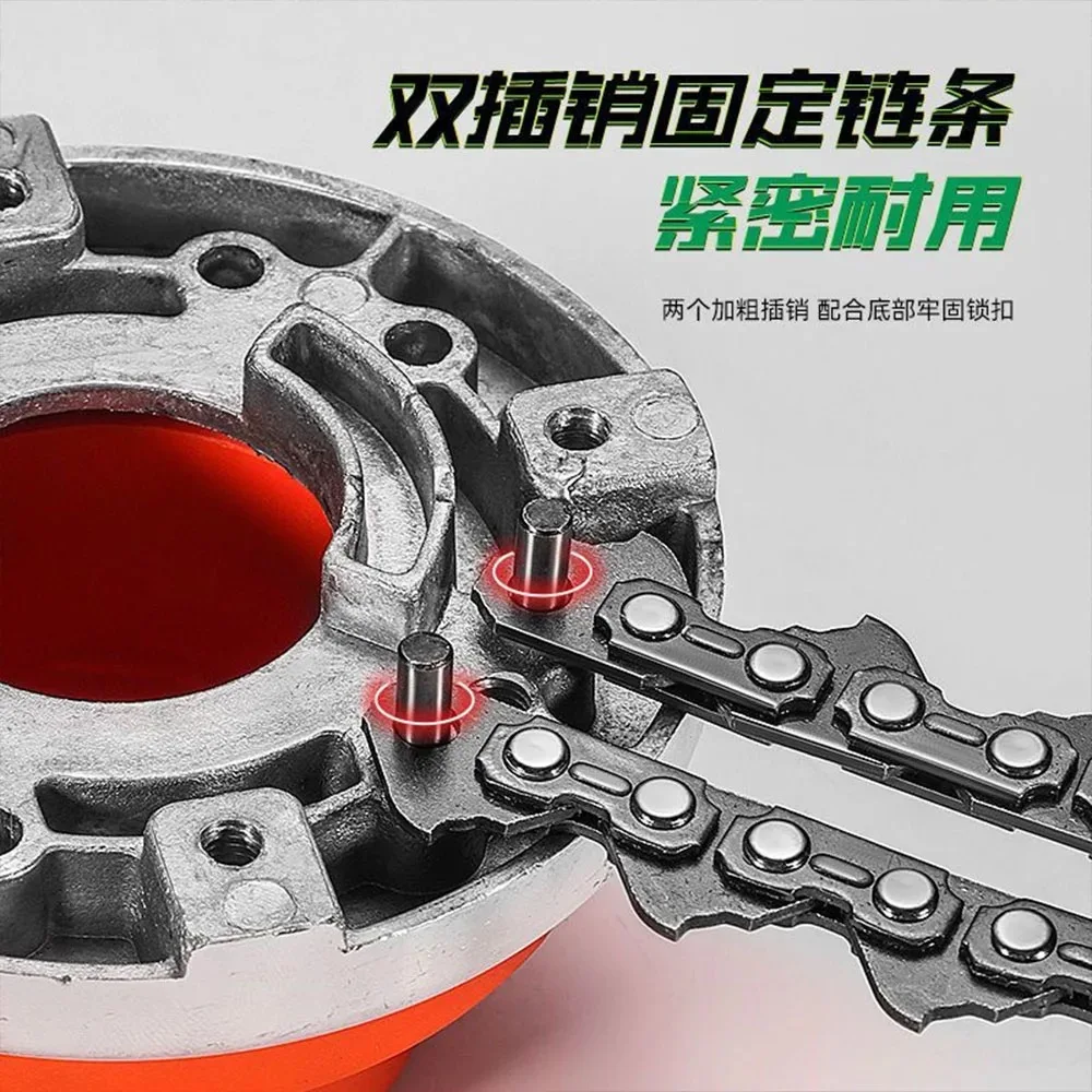 

2-х шт., цепь с триммерной головкой, износостойкая замена цепи для садовой газонокосилки, кусторез, инструмент, аксессуары для кустореза