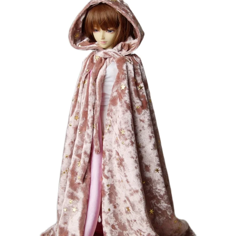 BJD Zwart Rood Groen Cape Outfits Kleding Jas Voor 1/4 1/3 24 "Loge Mannelijke MSD SD17 DK DZ AOD DD Pop Dragen